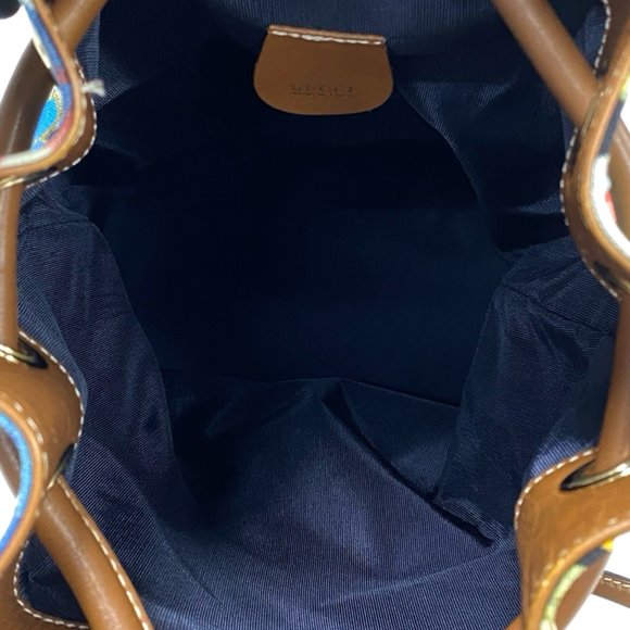 GUCCI Brown Leather Shoulder Bag - Picture 8 of 9